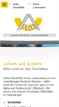 Mobile Screenshot of lahrer-gerueste-leitern.de