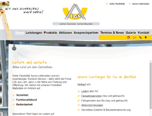 Tablet Screenshot of lahrer-gerueste-leitern.de